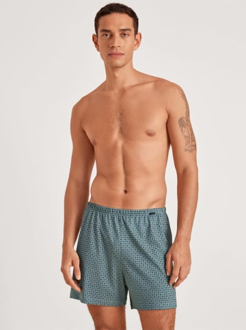 Calida Boxershorts in Grau/ Mint