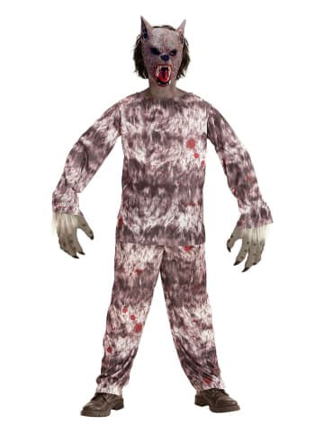 3-częściowy kostium "WEREWOLF" w kolorze szarym