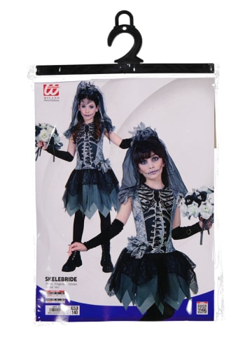 Widmann 3tlg. Kostüm "Skelebride" in Schwarz