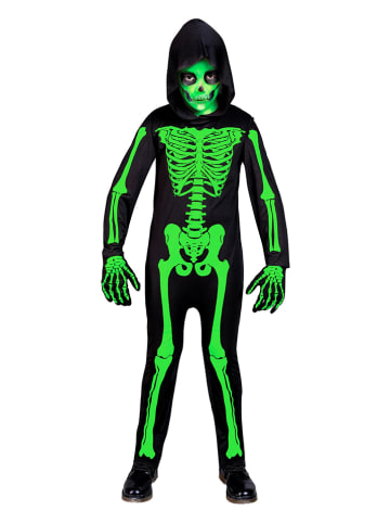 Carnival Party 2-częściowy kostium "Skeleton" w kolorze zielonym