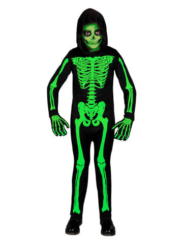 Carnival Party 2-częściowy kostium "Skeleton" w kolorze zielonym