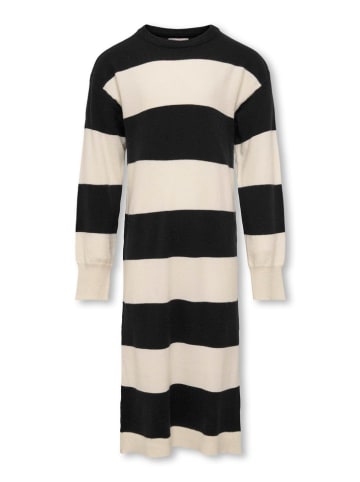 KIDS ONLY Kleid "Gibi" in Creme/ Schwarz