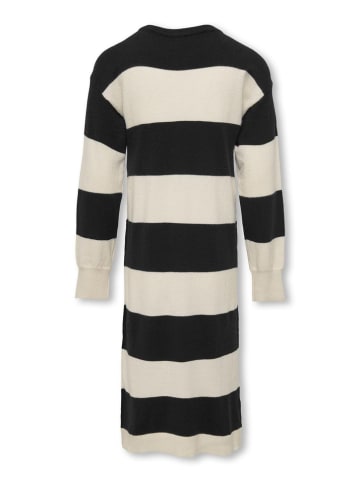 KIDS ONLY Kleid "Gibi" in Creme/ Schwarz