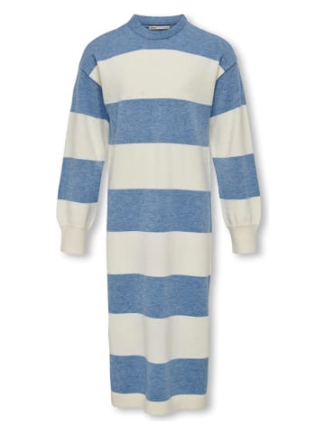 KIDS ONLY Kleid "Gibi" in Creme/ Hellblau