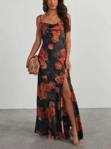 LA Angels Kleid in Schwarz/ Orange/ Rot