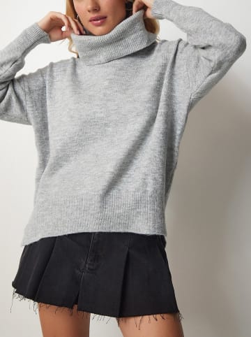 LA Angels Rollkragenpullover in Hellgrau