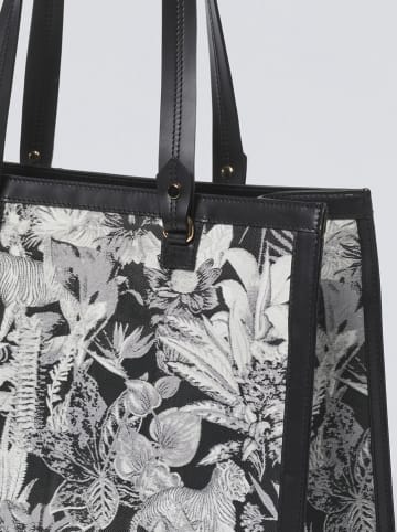CXL by Christian Lacroix Schultertasche in Schwarz/ Weiß - (B)39 x (H)31 x (T)15 cm
