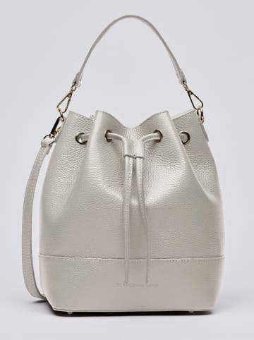 CXL by Christian Lacroix Leder-Schultertasche in Creme - (B)25 x (H)28 x (T)15 cm