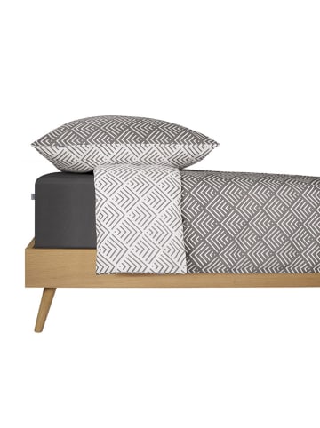 Schiesser Feinbiber-Bettwäsche-Set "Mabel" in Grau