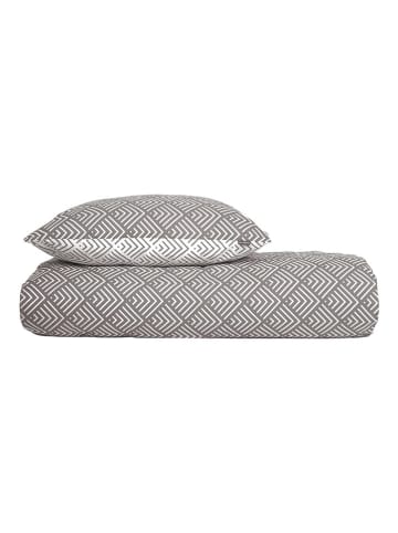 Schiesser Fijnbiber beddengoedset "Mabel" grijs