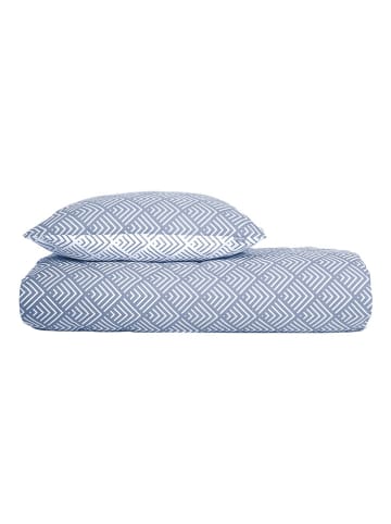 Schiesser Feinbiber-Bettwäsche-Set "Mabel" in Hellblau