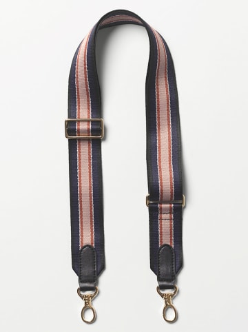 Becksöndergaard Schouderriem "Gerry" donkerblauw/lichtroze