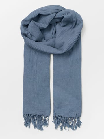 Becksöndergaard Schal "Ilona" in Blau - (L)200 x (B)100 cm