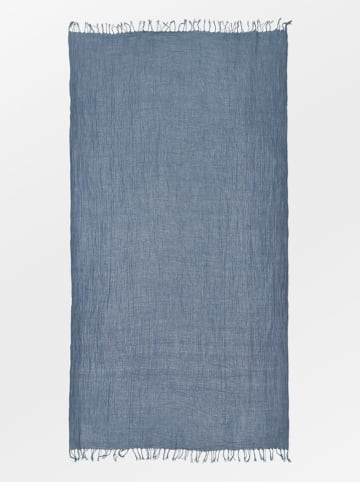 Becksöndergaard Szal-koło "Ilona" w kolorze niebieskim - 200 x 100 cm