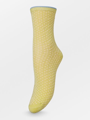 Becksöndergaard Skarpety "Dina" w kolorze żółtym
