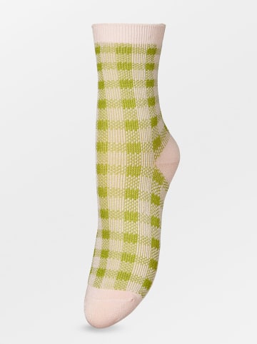 Becksöndergaard Socken "Skylar" in Grün/ Creme