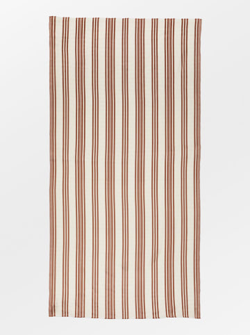 Becksöndergaard Sjaal "Kamea" rood/crème - (L)200 x (B)100 cm