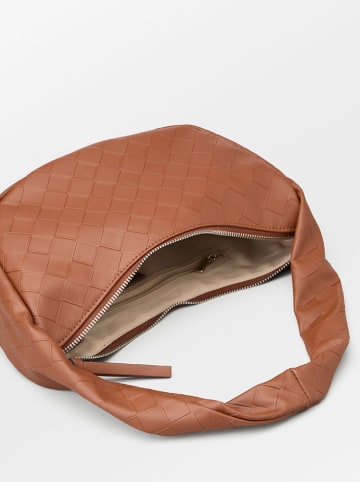 Becksöndergaard Schultertasche "Railo" in Hellbraun - (B)29 x (H)14 cm