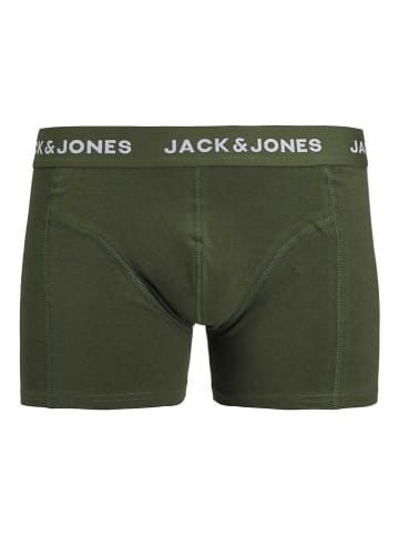 Jack & Jones 3-delige set: boxershorts "Teo" bordeaux/kaki/donkerblauw