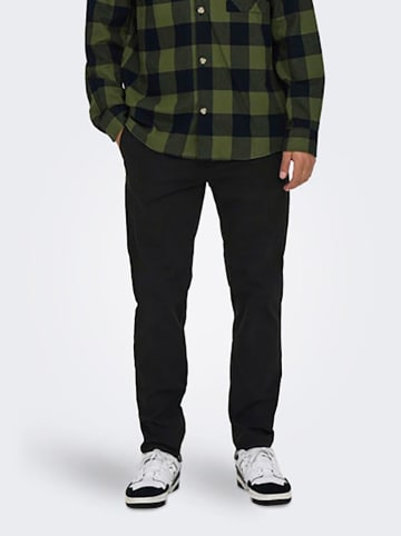 ONLY & SONS Chino in Schwarz