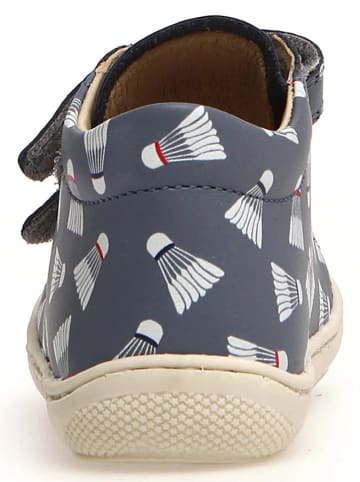 Naturino Skórzane sneakersy "Cocoon" w kolorze granatowym