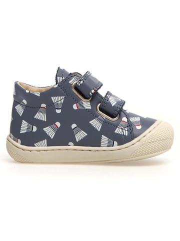 Naturino Skórzane sneakersy "Cocoon" w kolorze granatowym