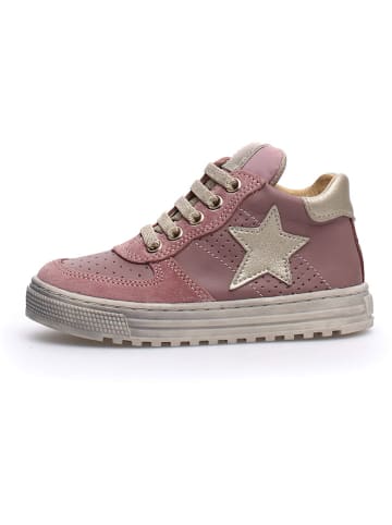 Naturino Leren sneakers "Hess" lichtroze