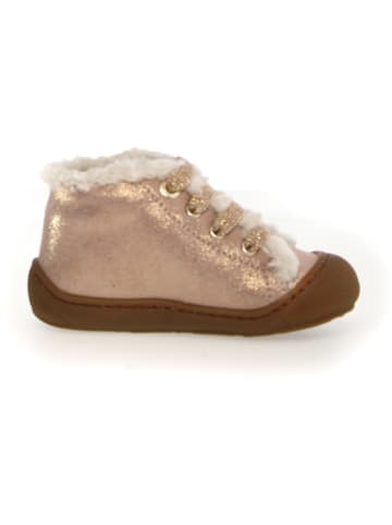 Naturino Leren boots "Lallit" goudkleurig