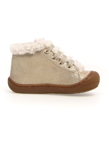 Naturino Leren boots "Lallit" goudkleurig