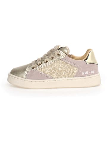 Naturino Sneakers "Quar" lichtroze/goudkleurig