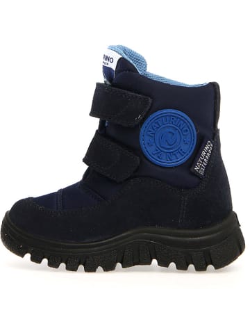 Naturino Leder-Boots "Pile" in Dunkelblau