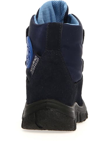 Naturino Leder-Boots "Pile" in Dunkelblau