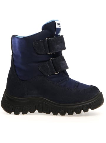 Naturino Leder-Boots "Pile" in Dunkelblau