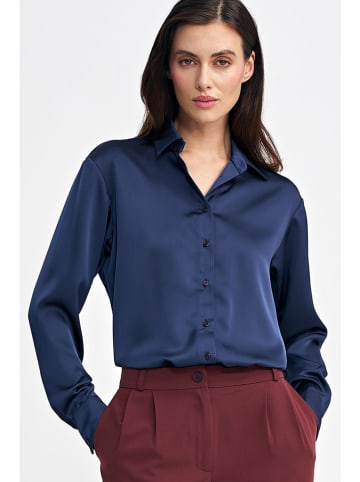 Nife Bluse in Dunkelblau