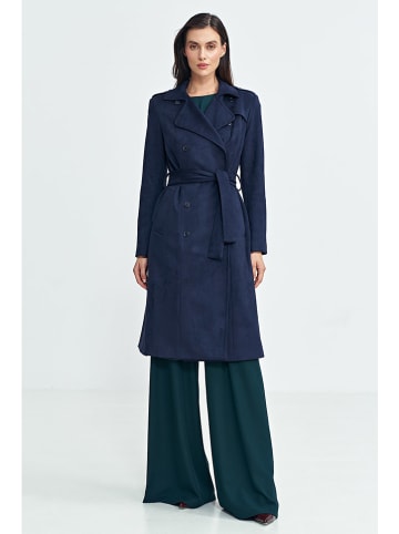 Nife Trenchcoat in Dunkelblau