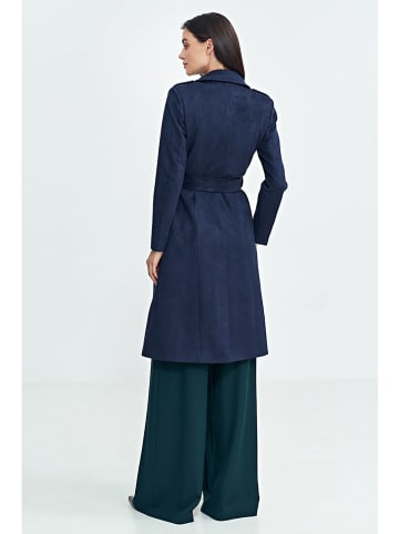 Nife Trenchcoat donkerblauw