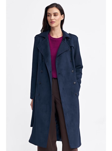 Nife Trenchcoat donkerblauw