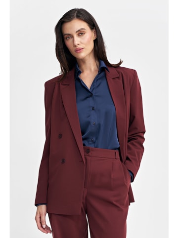 Nife Blazer in Kaminrot