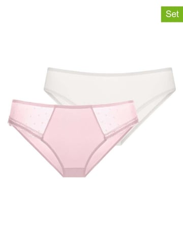 Dorina 2er-Set: Slips "Jaylani" in Rosa/ Creme