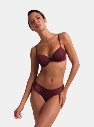 Dorina 2-delige set: voorgevormde beha's "Lorena" bordeaux/beige