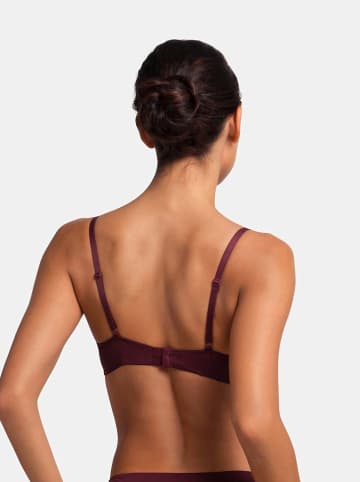 Dorina 2-delige set: voorgevormde beha's "Lorena" bordeaux/beige