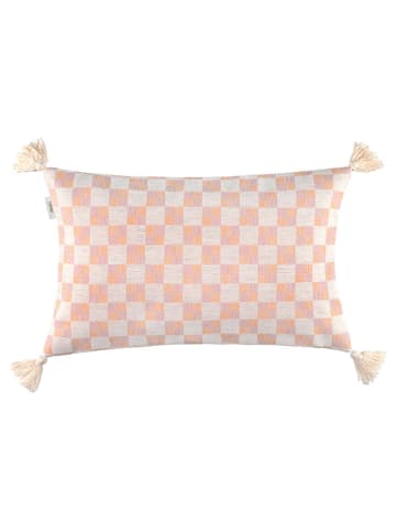 ESPRIT Kissenhülle "Bailey" in Rosa/ Orange