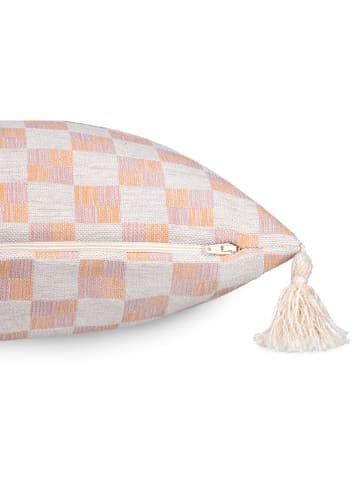 ESPRIT Kissenhülle "Bailey" in Rosa/ Orange