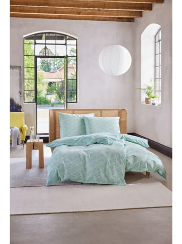 ESPRIT Renforcé beddengoedset "Julien" mintgroen