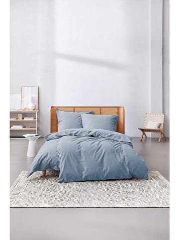ESPRIT Renforcé-Bettwäsche-Set "Washed" in Blau