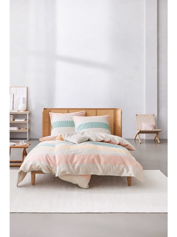 ESPRIT Satin-Bettwäsche-Set "Benno" in Bunt