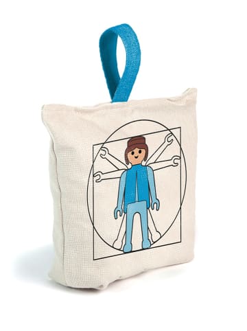 Playmobil Deurstopper wit/blauw - (H)22 cm