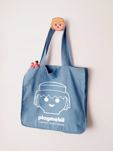 Playmobil Shopper bag w kolorze niebieskim - 36 x 41 cm