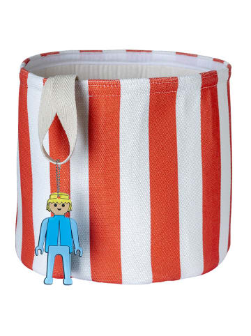Playmobil Aufbewahrungskorb "Lennie" in Rot/ Weiß - Ø 30 cm