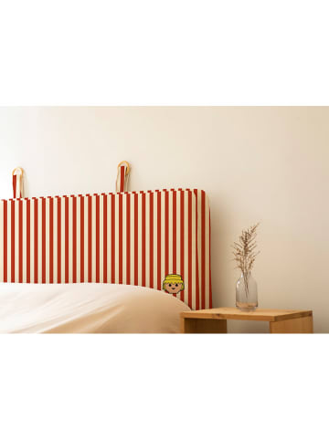 Playmobil Kopfteil für Bett in Rot/ Weiß - (B)110 x (H)66 cm